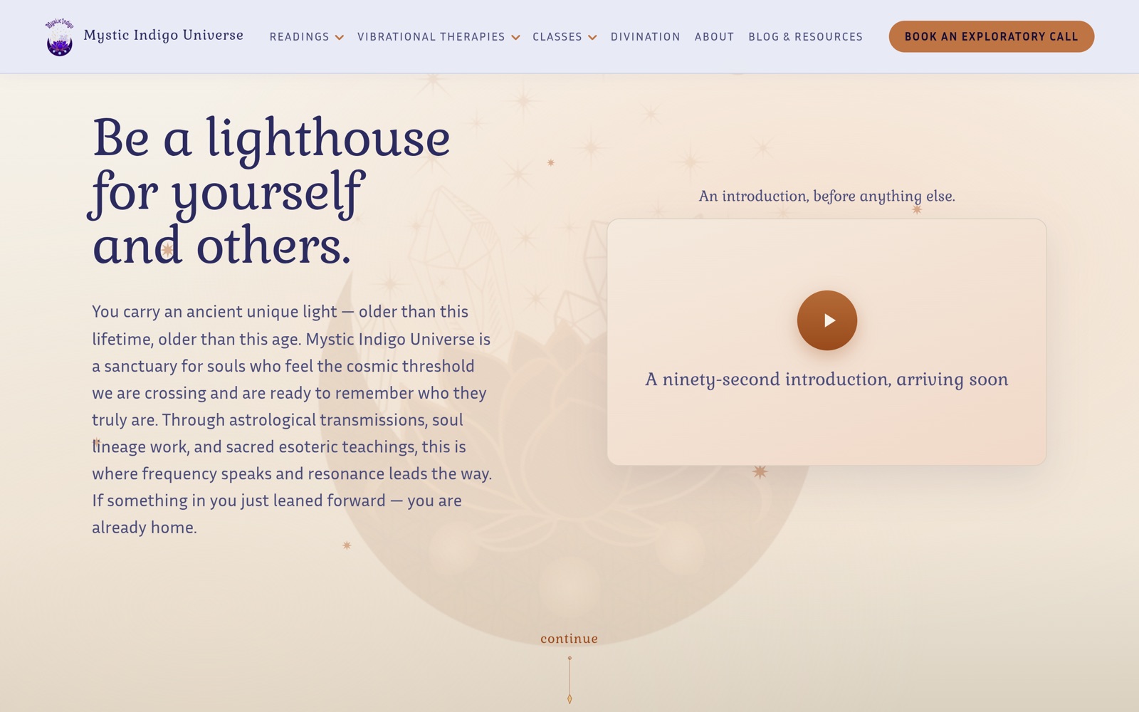 Mystic Indigo - Web Application project by Clap Digital